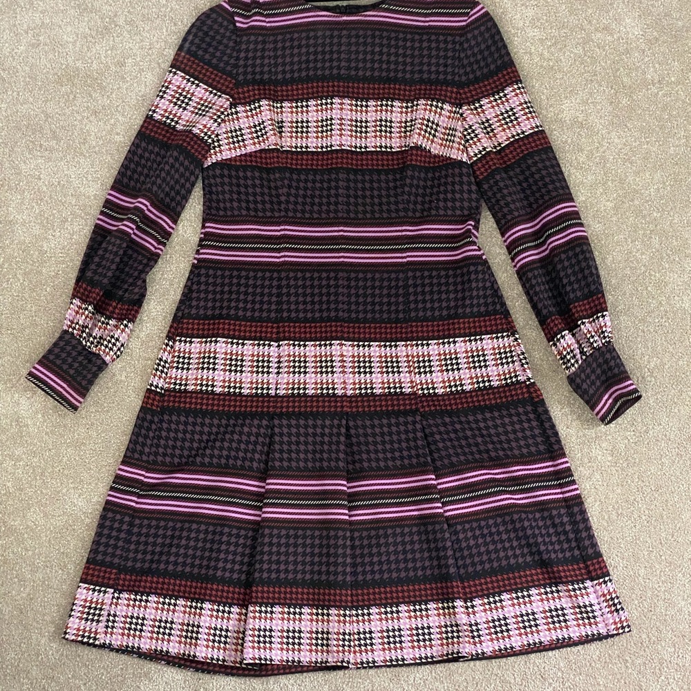 Donna Morgan Purple Plaid Dress